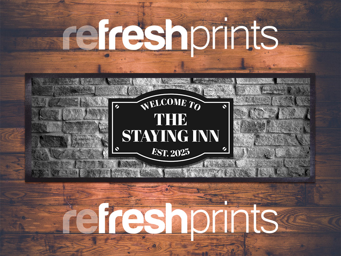 Brick Wall Medium Bar Runner