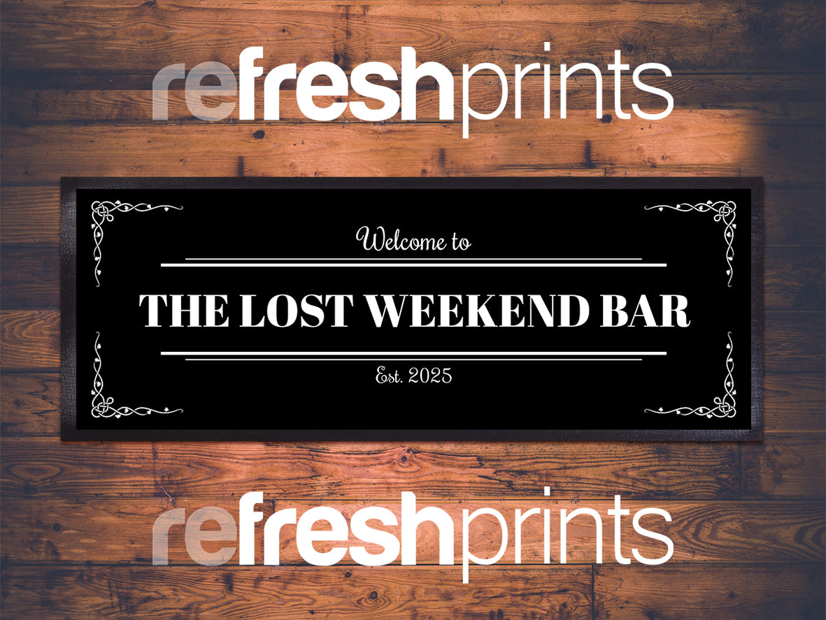 Beer Glass Medium Bar Runner