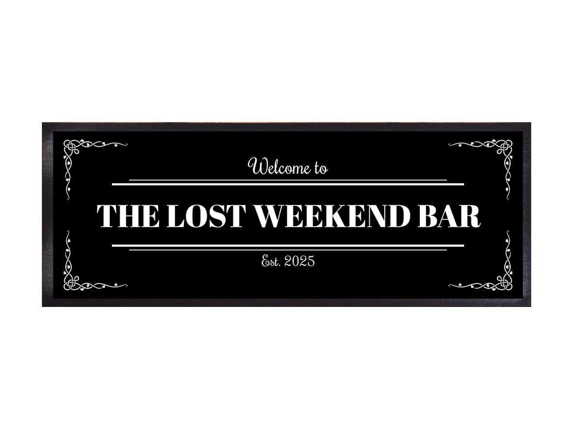 Beer Glass Medium Bar Runner