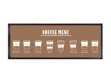 Coffee Menu Medium Bar Runner (2 Colours)