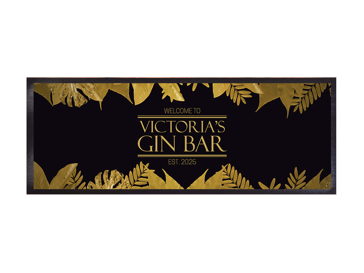 Gold Leaf Medium Bar Runner