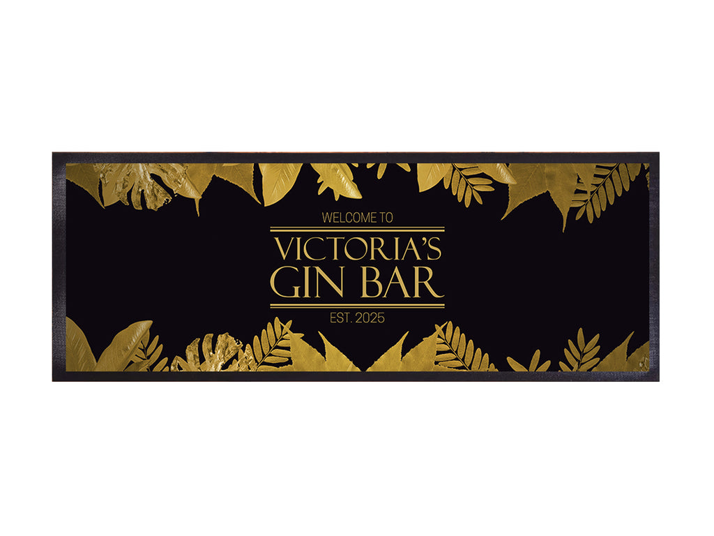 Gold Leaf Medium Bar Runner