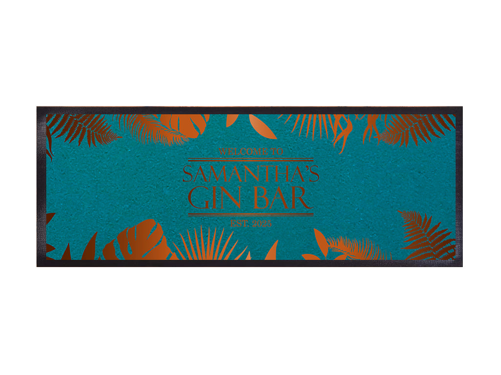 Orange Leaf Medium Bar Runner