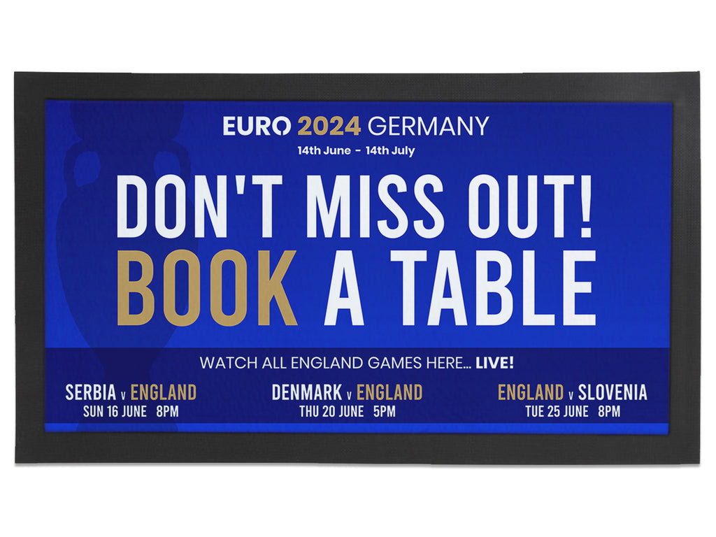 Euro 2024 Germany 'Book A Table' Regular Bar Runner