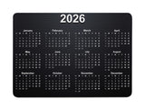 Textured Calendar Regular Mouse Mat