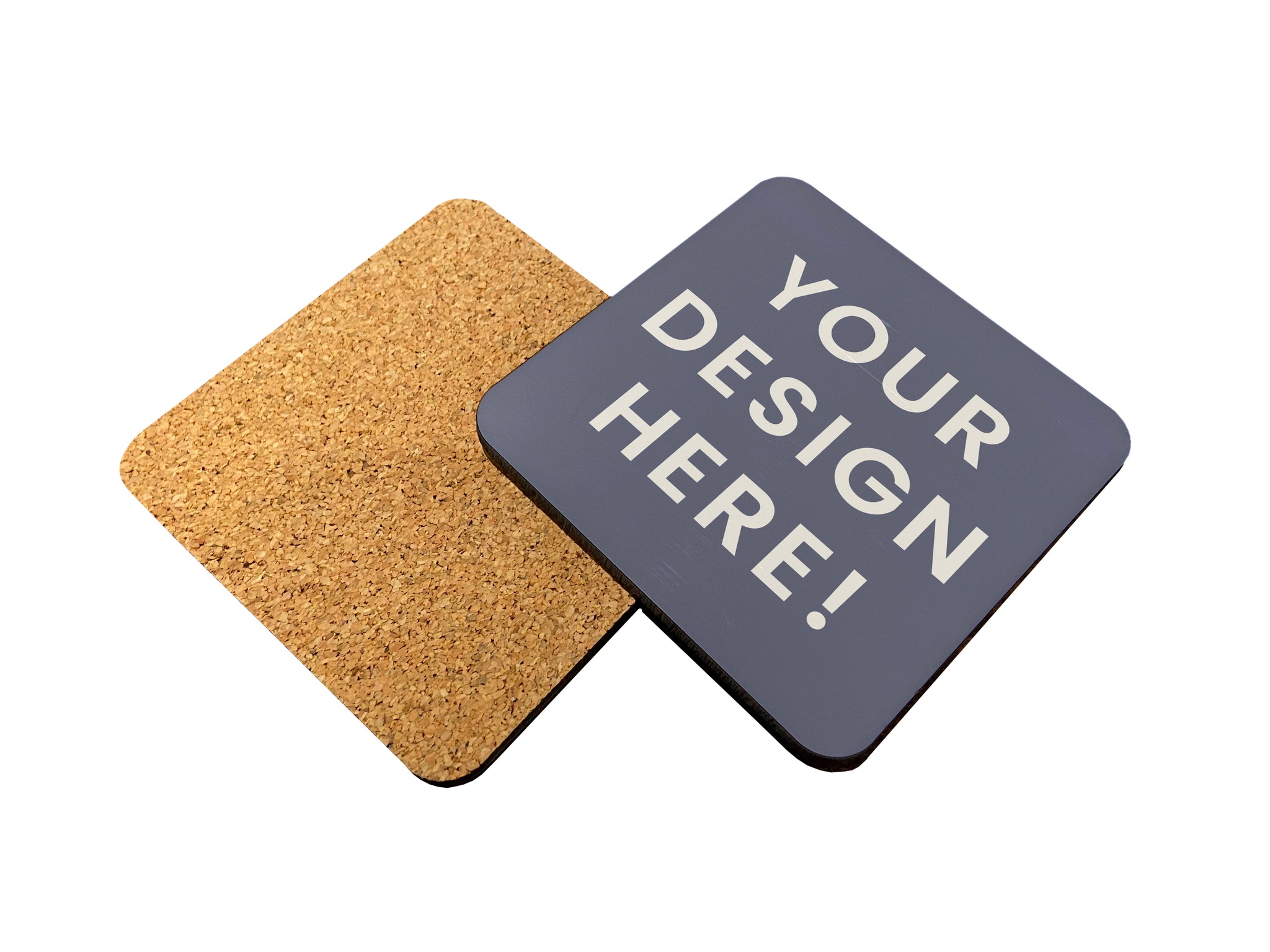 Custom Photo Cork-Backed Coaster