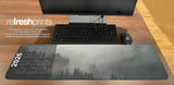 Forest Fog Large Mouse Mat
