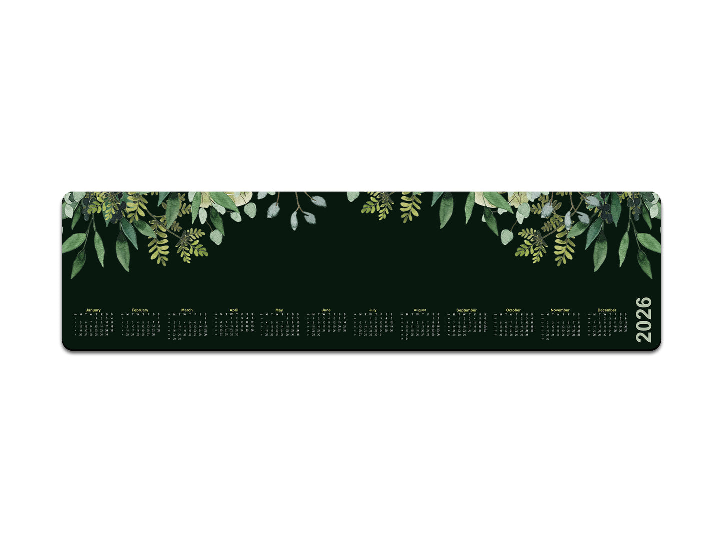 Green Leaves Large Mouse Mat