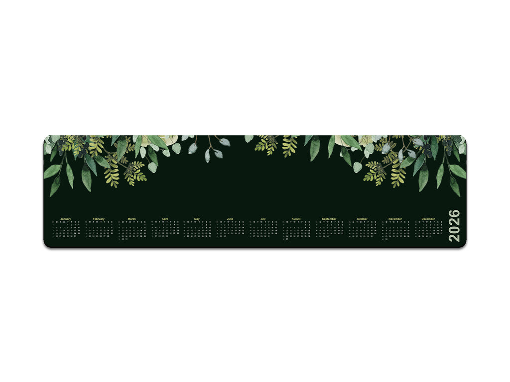 Green Leaves Large Mouse Mat