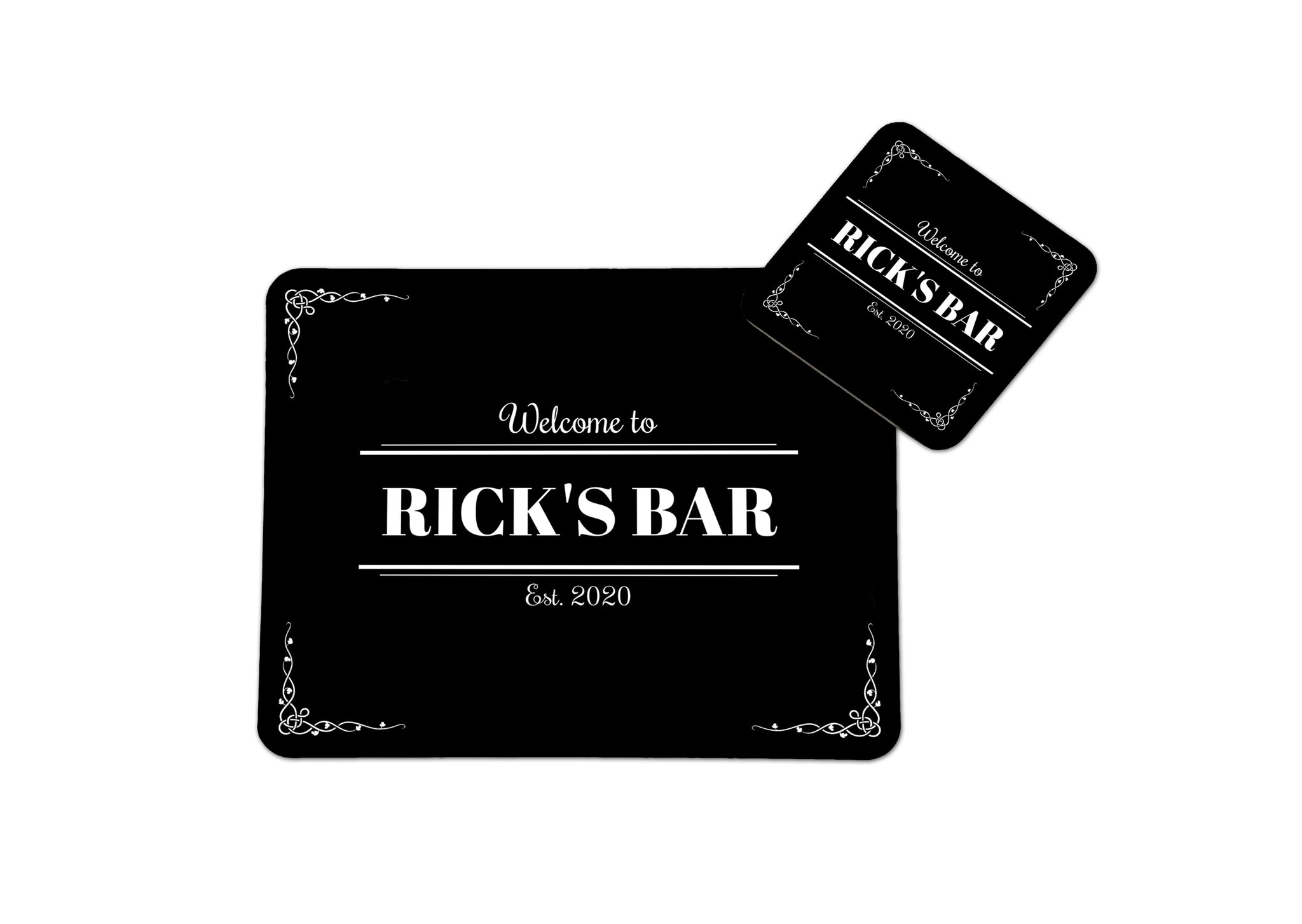 1 Custom Cork-Backed Placemat & Coaster