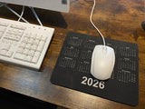 Textured Slate Calendar Regular Mouse Mat