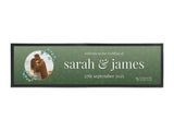 Floral Frame Wedding Bar Runners