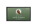 Floral Frame Wedding Bar Runners