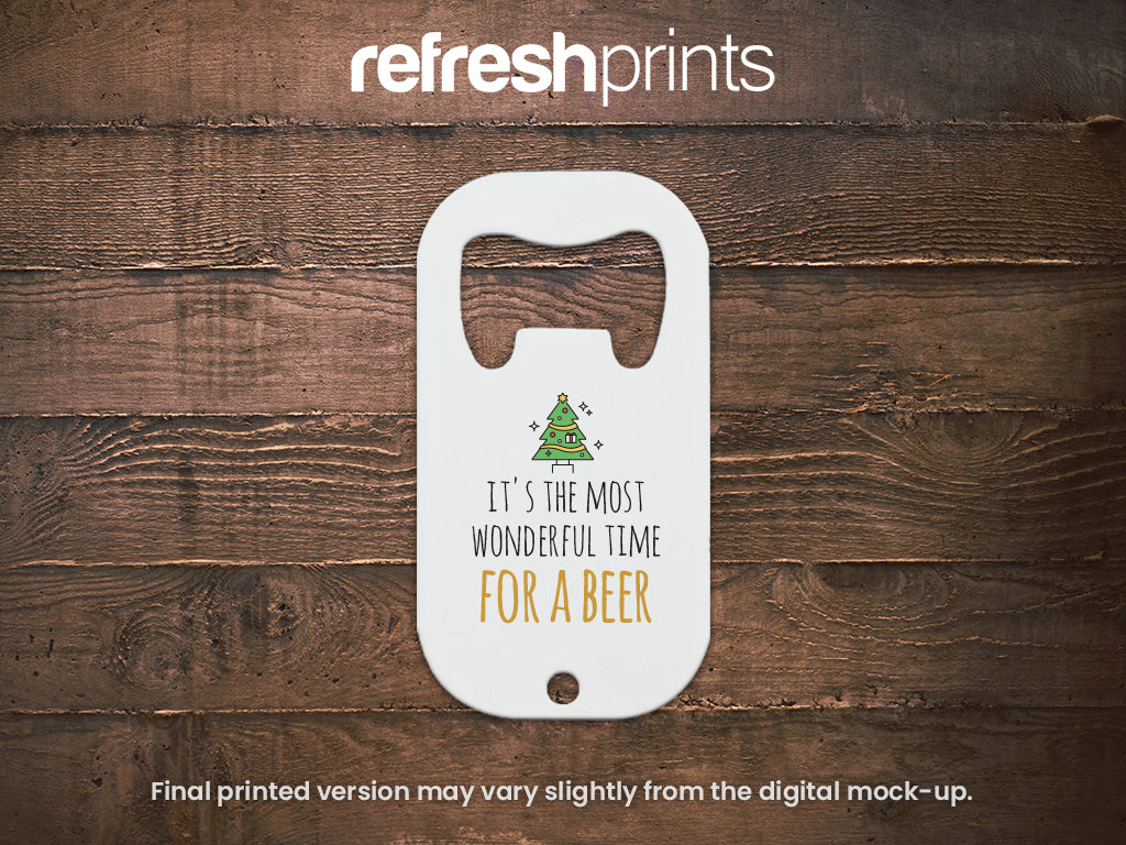 Promotional Christmas Bottle Opener