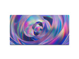 Abstract Blue and Pink Spiral Gaming Mat - Desk Mat - 3 SIZES - Bar - Mats.co.uk