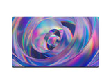 Abstract Blue and Pink Spiral Gaming Mat - Desk Mat - 3 SIZES - Bar - Mats.co.uk