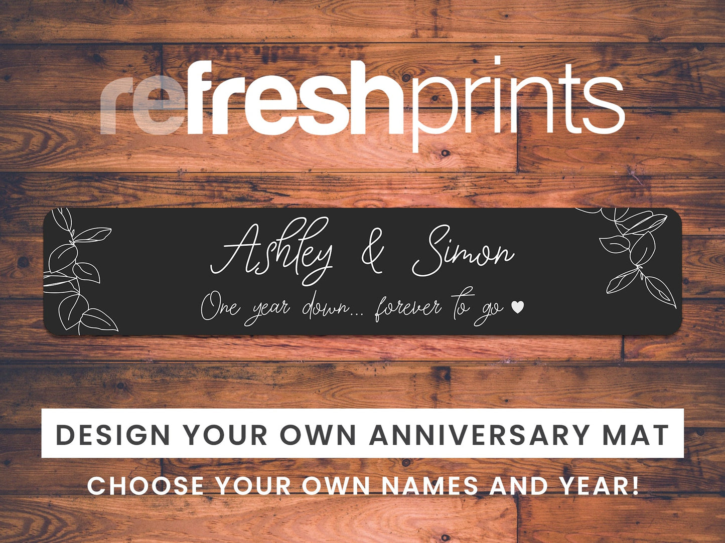 Anniversary Minimalist Slim Bar Runner - Bar - Mats.co.uk