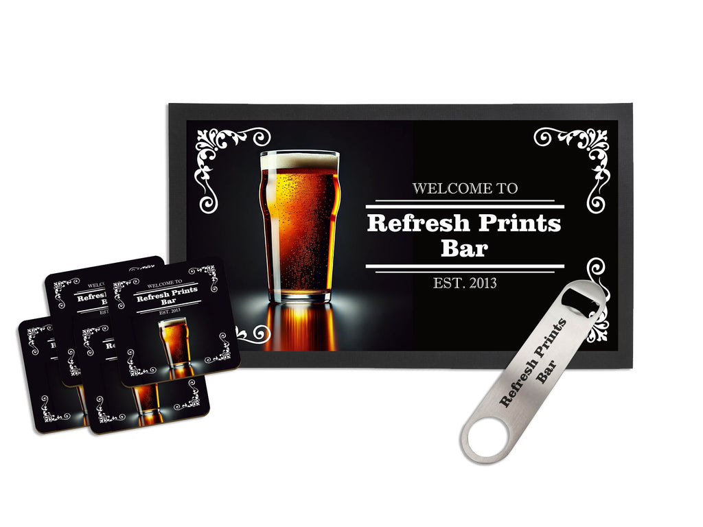 Beer Glass Home Bar Starter Gift Set - Bar - Mats.co.uk