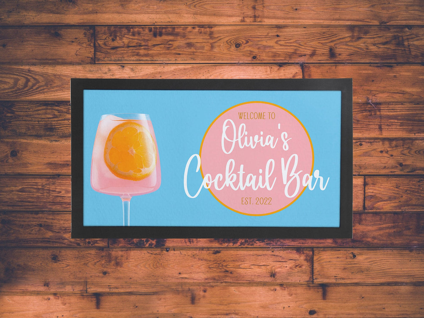 Big Orange Regular Bar Runner - Bar - Mats.co.uk