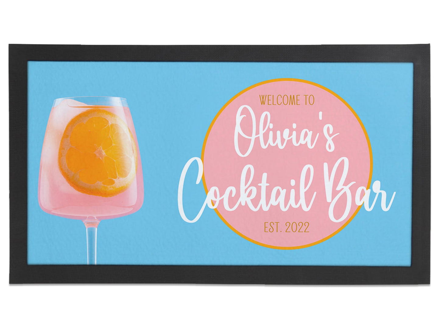 Big Orange Regular Bar Runner - Bar - Mats.co.uk