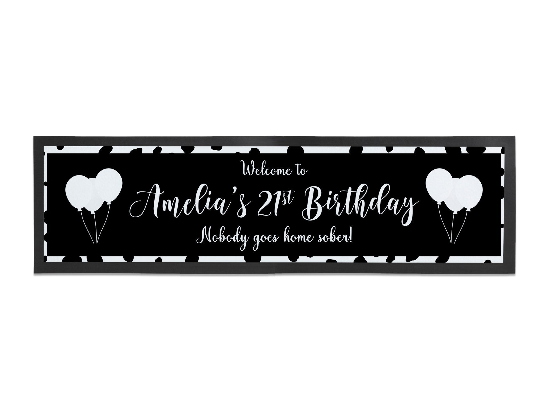 Birthday Dalmation Large Bar Runner - Bar - Mats.co.uk