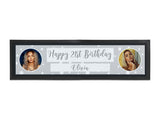 Birthday Photo Large Bar Runner (Grey) - Bar - Mats.co.uk
