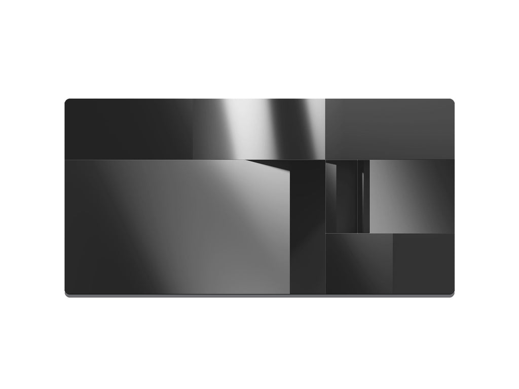 Black Monochrome Reflective Tiles Gaming Mat - Desk Mat - 3 SIZES - Bar - Mats.co.uk