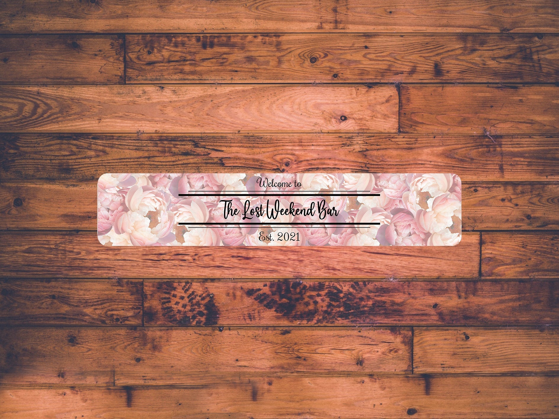 Blossoming Slim Bar Runner - Bar - Mats.co.uk