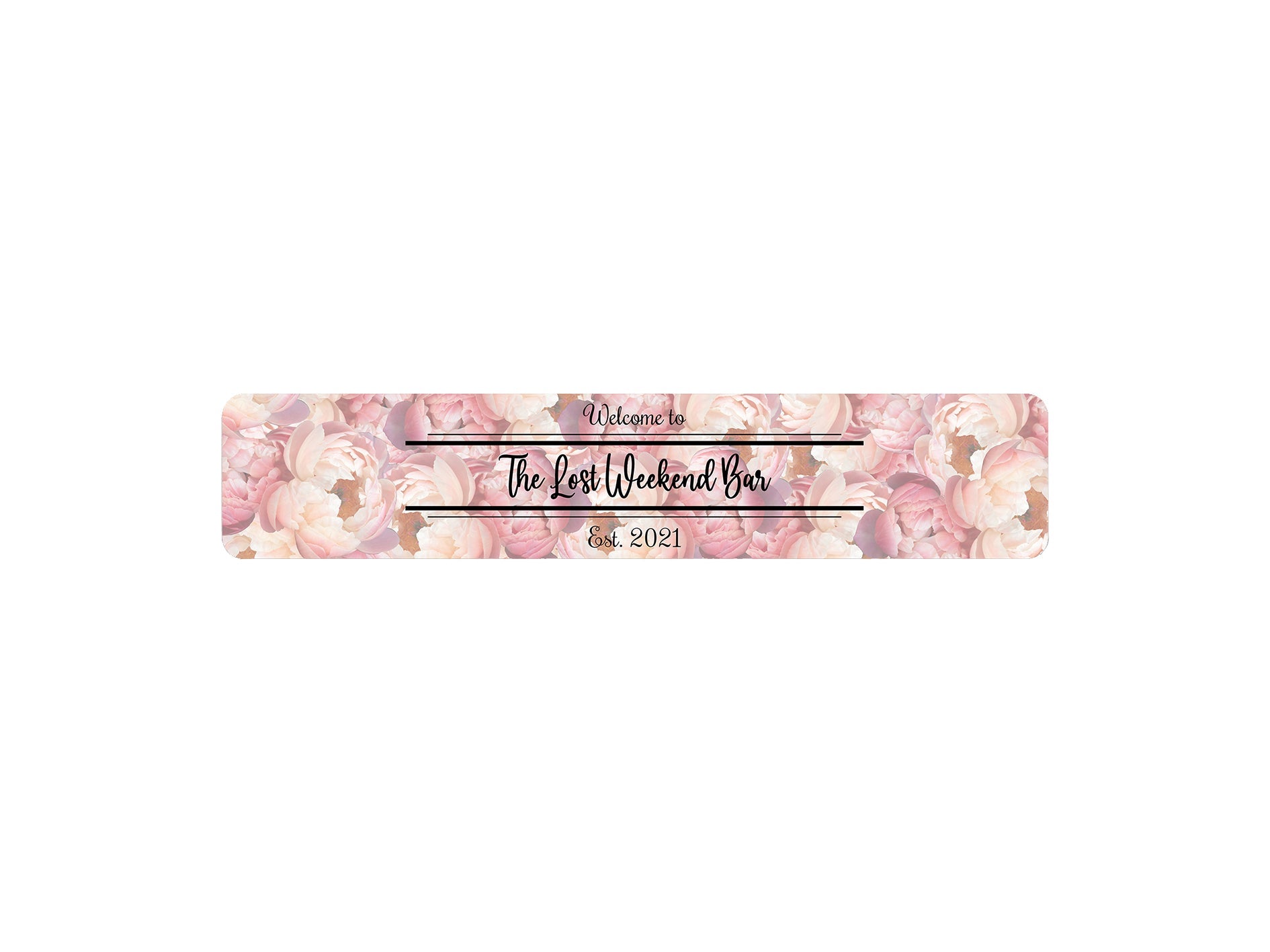 Blossoming Slim Bar Runner - Bar - Mats.co.uk