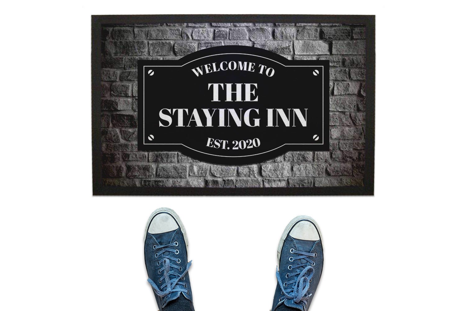 Brick Wall Floor Mat - Bar - Mats.co.uk