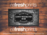 Brick Wall Regular Bar Runner (Non - Personalised) - Bar - Mats.co.uk