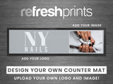 Business Counter Large Mat (Logo and Image) - Bar - Mats.co.uk
