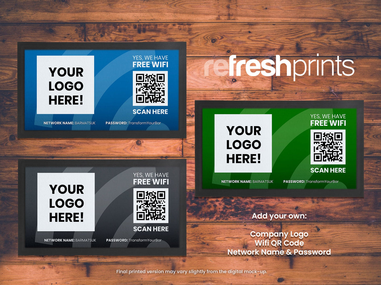 Business Information Regular Bar Runner - Bar - Mats.co.uk