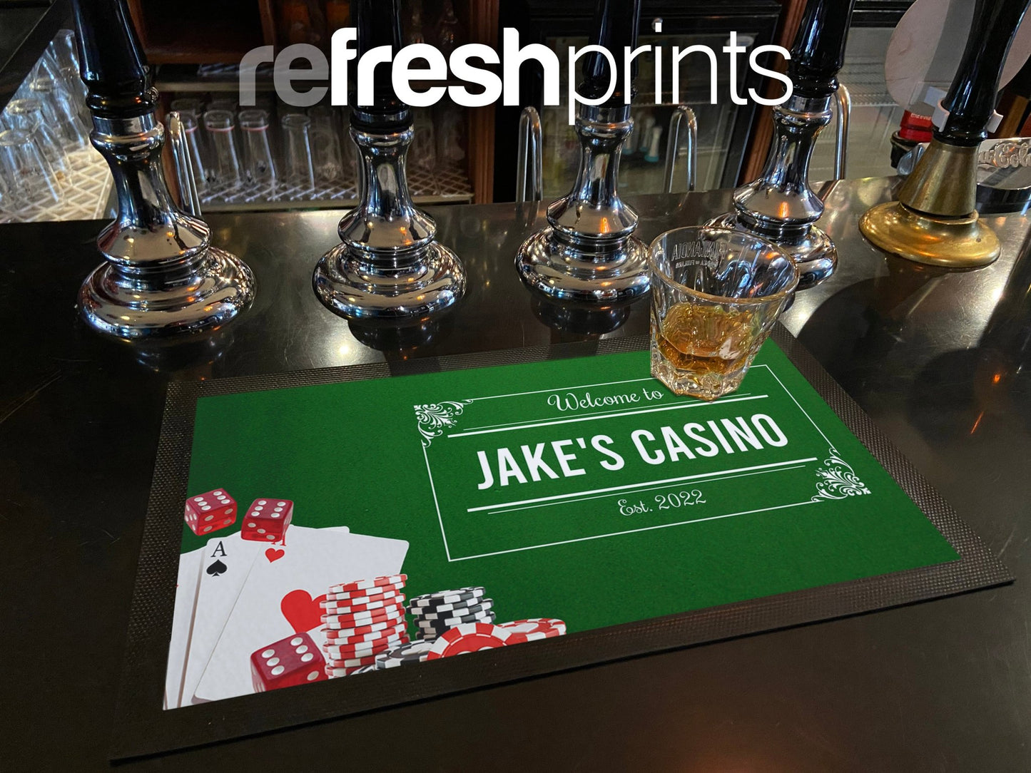 Casino Regular Bar Runner - Bar - Mats.co.uk