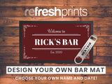 Celtic Vines Regular Bar Runner (Colours) - Bar - Mats.co.uk