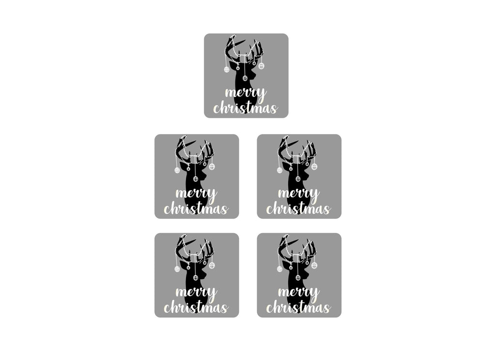 Christmas Reindeer Coaster - Bar - Mats.co.uk