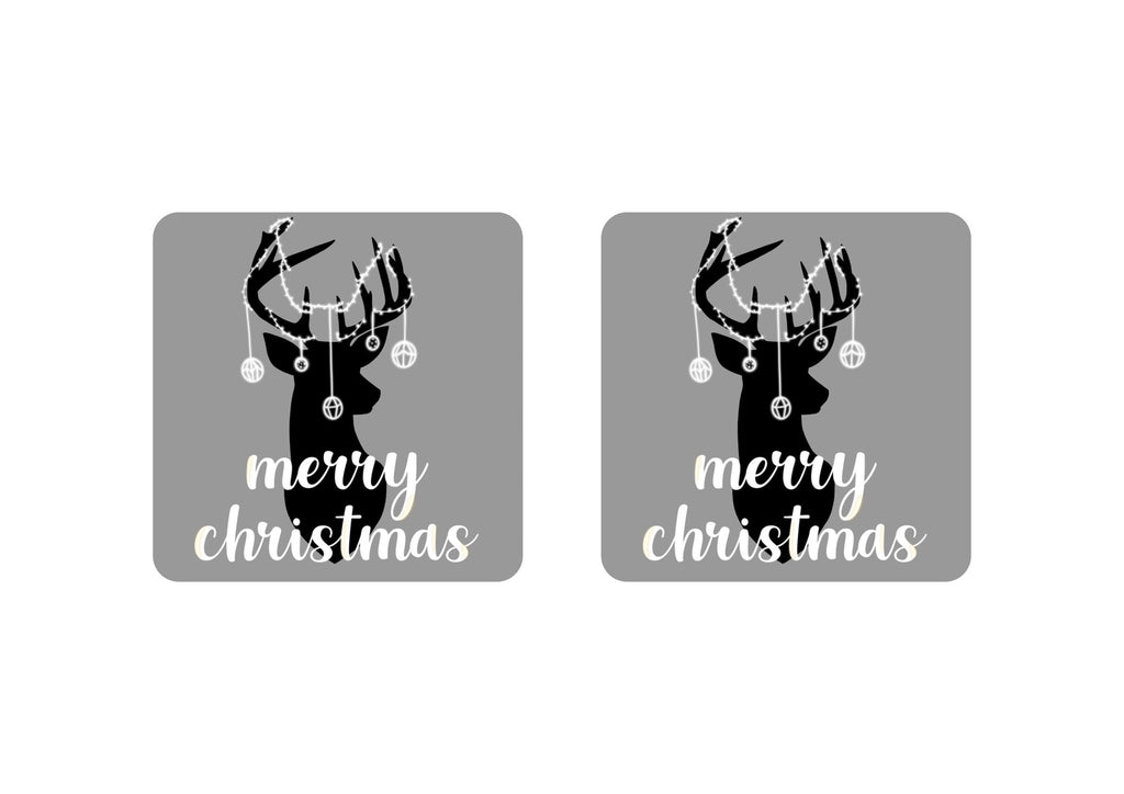 Christmas Reindeer Coaster - Bar - Mats.co.uk