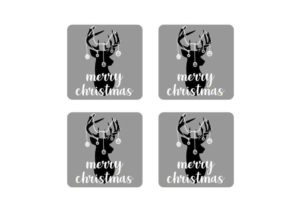 Christmas Reindeer Coaster - Bar - Mats.co.uk