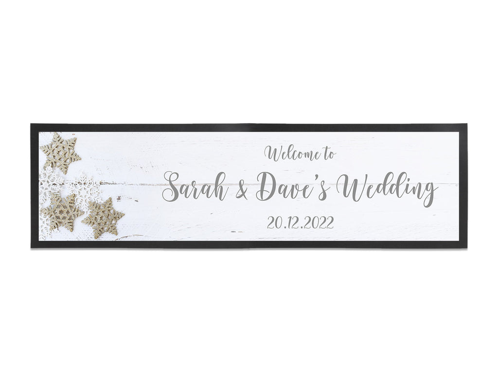 Christmas Wedding Star Large Bar Runner - Bar - Mats.co.uk