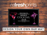 Cocktail Glass Regular Bar Runner - Bar - Mats.co.uk