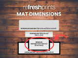 Coffee Menu Regular Counter Mat (Black) - Bar - Mats.co.uk