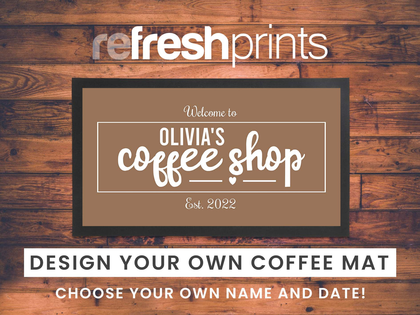 Coffee Shop Regular Counter Mat - Bar - Mats.co.uk