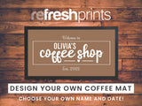 Coffee Shop Regular Counter Mat - Bar - Mats.co.uk