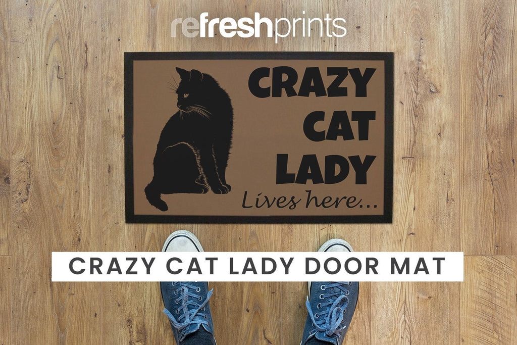 Crazy Cat Lady Floor Mat - Bar - Mats.co.uk