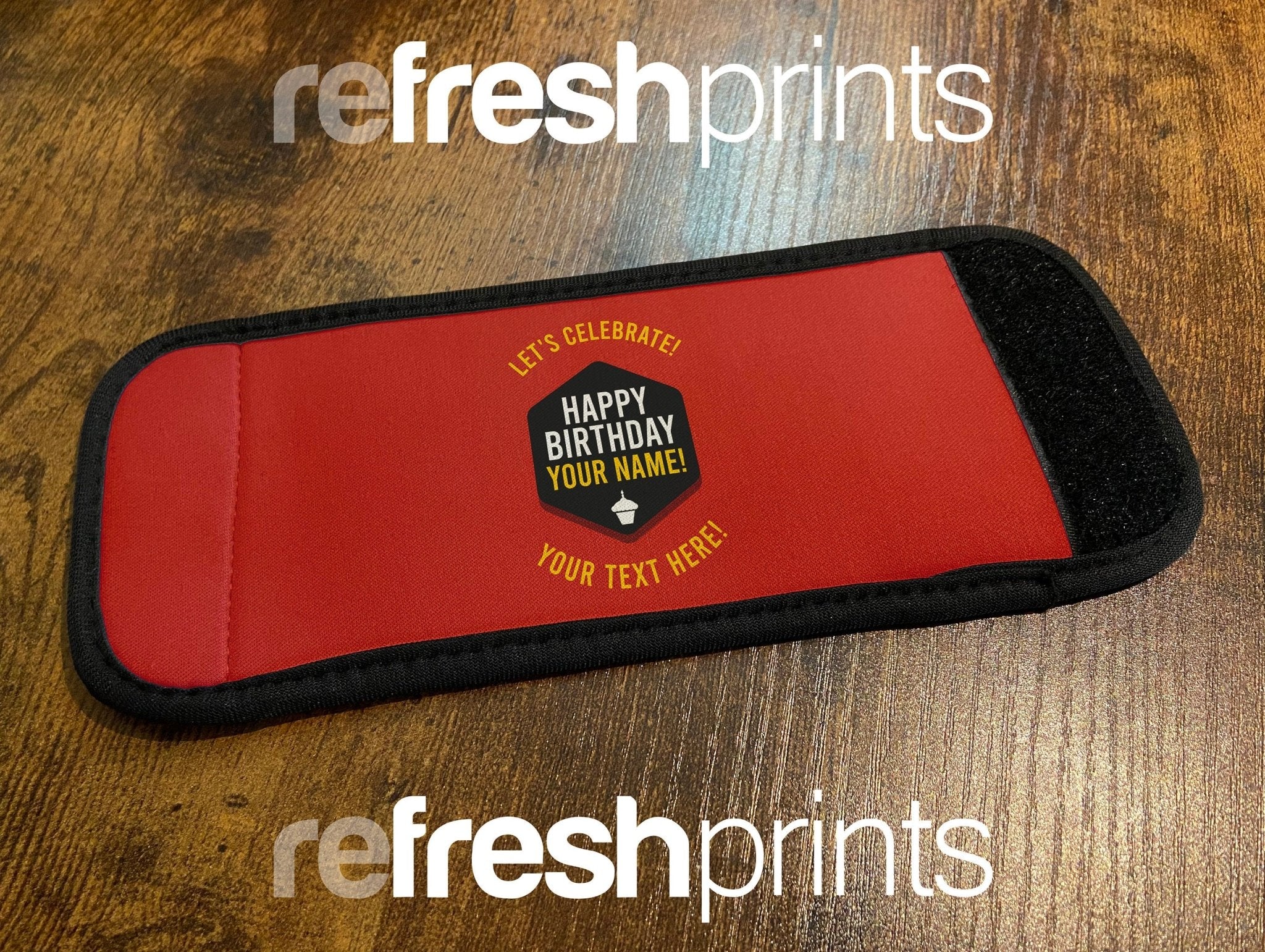 Custom Birthday Stubby Cooler - Bar - Mats.co.uk