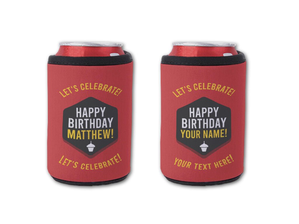 Custom Birthday Stubby Cooler - Bar - Mats.co.uk