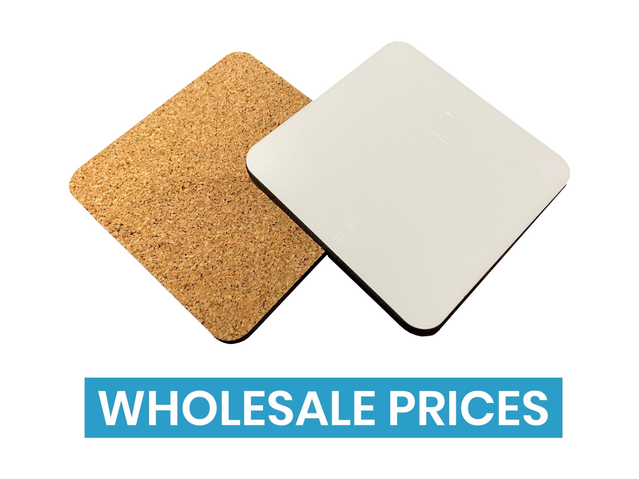 Custom Cork - Backed Coaster (Wholesale) - Bar - Mats.co.uk
