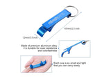 Custom Keyring Bottle Opener - Laser Engraving - 7 Different Colours - Bar - Mats.co.uk