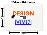 Custom Metal Poster (20x30cm) - Bar - Mats.co.uk