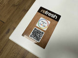 Custom Metal Table Card - Bar - Mats.co.uk